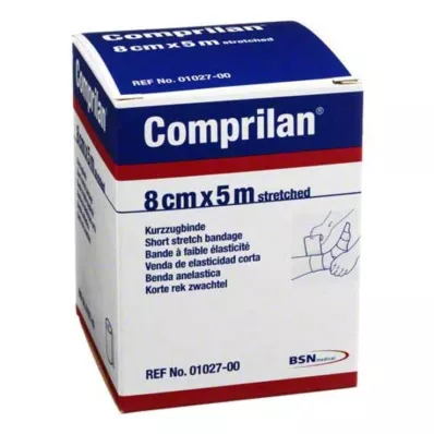 COMPRILAN elastinis tvarstis 8 cmx5 m, 1 vnt COMPRILAN elastinis tvarstis 8 cmx5 m, 1 vnt