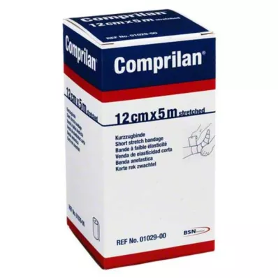 COMPRILAN elastinis tvarstis 12 cmx5 m, 1 vnt
