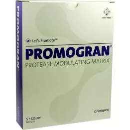 PROMOGRAN 123 qcm sterilūs tamponadai, 5 vnt