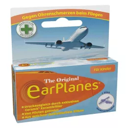 EARPLANES Vaikas/natūra, 2 vnt
