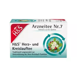 H&amp;S Širdies cirkuliacijos arbatos filtro maišeliai, 20X2,0 g