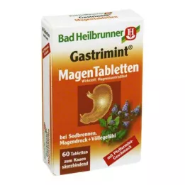 BAD HEILBRUNNER Gastrimint skrandžio tabletės, 60 vnt