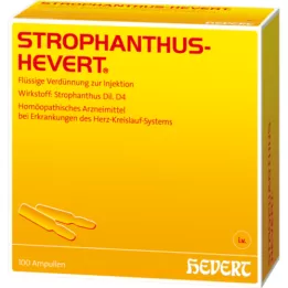 STROPHANTHUS HEVERT Ampulės, 100 vnt