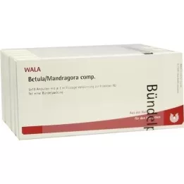 BETULA/MANDRAGORA kompozicinės ampulės, 50X1 ml