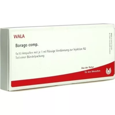 BORAGO COMP.Ampulės, 50X1 ml BORAGO COMP.Ampulės, 50X1 ml