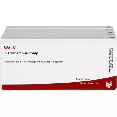 SAROTHAMNUS kompozicinės ampulės, 50X1 ml