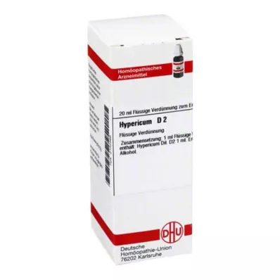 HYPERICUM D 2 praskiedimas, 20 ml HYPERICUM D 2 praskiedimas, 20 ml