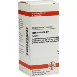 IPECACUANHA D 4 tabletės, 80 vnt