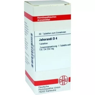 JABORANDI D 4 tabletės, 80 vnt JABORANDI D 4 tabletės, 80 vnt