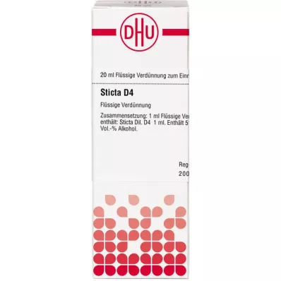 STICTA D 4 skiedimas, 20 ml STICTA D 4 skiedimas, 20 ml