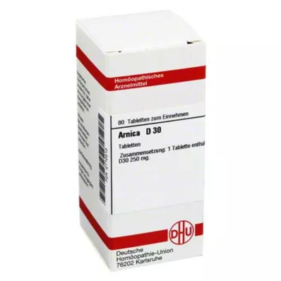 ARNICA D 30 tablečių, 80 vnt