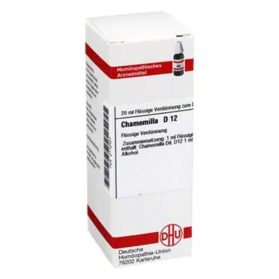 CHAMOMILLA D 12 Skiedimas, 20 ml CHAMOMILLA D 12 Skiedimas, 20 ml