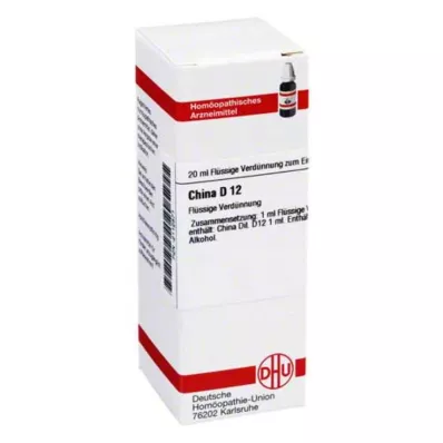 CHINA D 12 Skiedimas, 20 ml