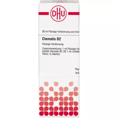 CLEMATIS D 2 praskiedimas, 20 ml