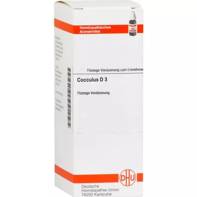 COCCULUS D 3 praskiedimas, 20 ml