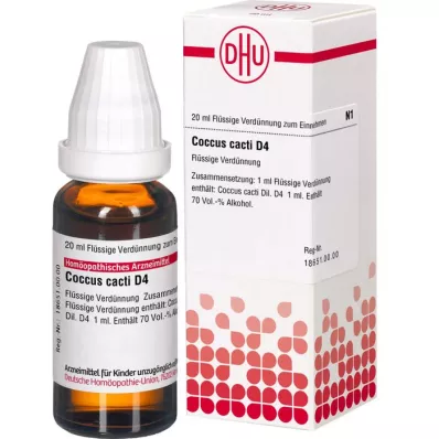 COCCUS kaktusai D 4 Skiedimas, 20 ml