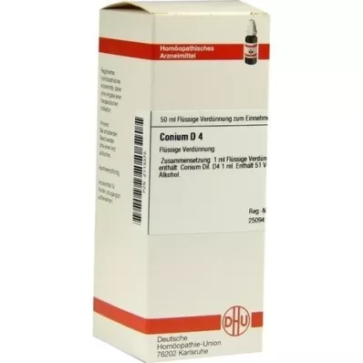 CONIUM D 4 skiedimas, 50 ml CONIUM D 4 skiedimas, 50 ml