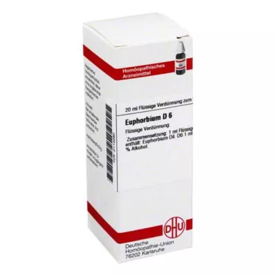 EUPHORBIUM D 6 Skiedimas, 20 ml EUPHORBIUM D 6 Skiedimas, 20 ml