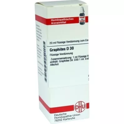 GRAPHITES D 30 Skiedimas, 20 ml