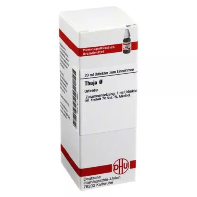 THUJA Motinos tinktūra, 20 ml THUJA Motinos tinktūra, 20 ml