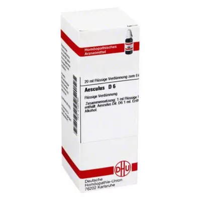 AESCULUS D 6 Skiedimas, 20 ml