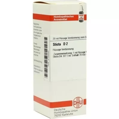 STICTA D 2 praskiedimas, 20 ml