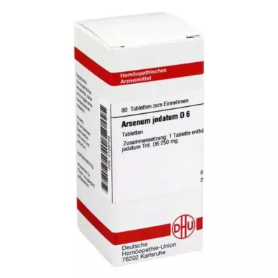 ARSENUM JODATUM D 6 tabletės, 80 vnt ARSENUM JODATUM D 6 tabletės, 80 vnt