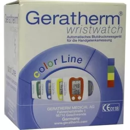 GERATHERM Kraujo Dr.Messg.Hand.dig.Wrist laikrodis mėlynas, 1 vnt