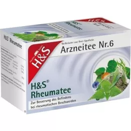H&amp;S Reumatinės arbatos filtro maišelis, 20X2,0 g