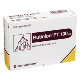RUTINION FT 100 mg tabletės, 100 vnt