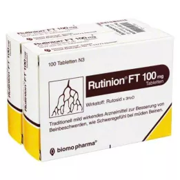 RUTINION FT 100 mg tabletės, 200 vnt