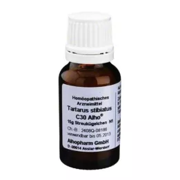 ANTIMONIUM TARTARICUM C 30 rutuliukai, 15 g