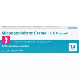 MICONAZOLNITRAT Kremas-1A Pharma, 25 g