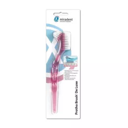 MIRADENT Dantų protezų šepetėlis Protho Brush pink trans., 1 vnt