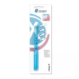 MIRADENT Smailių šepetėlių rinkinys I-Prox P tra.blue 1H.4B., 1 vnt