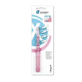 MIRADENT Smailių šepetėlių rinkinys I-Prox P tra.pink 1H.4B., 1 vnt