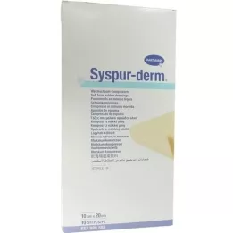SYSPUR-DERM 10x20 cm minkšto putplasčio kompresai, 10 vnt