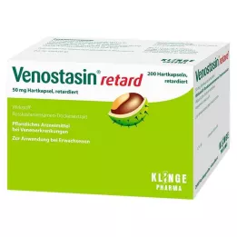 VENOSTASIN retard 50 mg ilgalaikio atpalaidavimo kieta kapsulė, 200 vnt