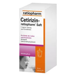 CETIRIZIN-ratiopharm sultys, 75 ml