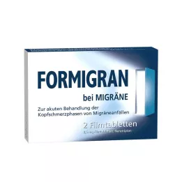 FORMIGRAN Plėvele dengtos tabletės, 2 vnt
