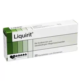 LIQUIRIT Kramtomosios tabletės, 20 vnt