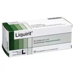 LIQUIRIT Kramtomosios tabletės, 50 vnt
