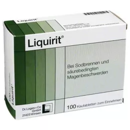 LIQUIRIT Kramtomosios tabletės, 100 vnt