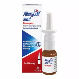 ALLERGODIL ūminis nosies purškalas, 5 ml