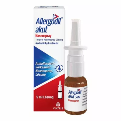 ALLERGODIL ūminis nosies purškalas, 5 ml