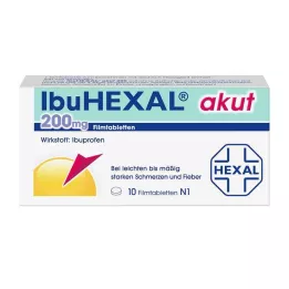 IBUHEXAL ūmus 200 plėvele dengtų tablečių, 10 vnt