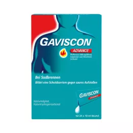 GAVISCON Advance pipirmėčių suspensija, 12X10 ml