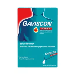GAVISCON Advance Peppermint Suspensija, 24X10 ml
