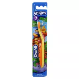 ORAL B 2 etapo vaikiškas dantų šepetėlis 2-4 m., 1 vnt