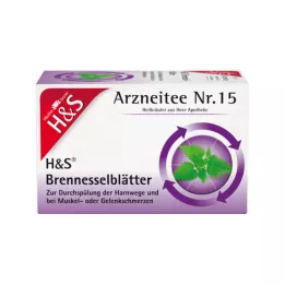 H&amp;S Dilgėlių lapų filtro maišelis, 20X1,6 g